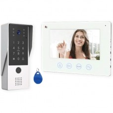 Kit Θυροτηλεόραση WiFi Μπουτονιέρα 1 κλήσης και Μονιτορ 7 ιντζών 195081